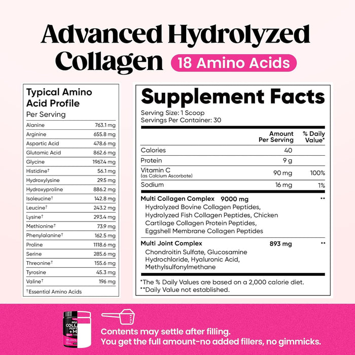 Venture Pal Multi Collagen Powder – Daily Wind-Down Collagen Drink for Women, Anti-Aging Wellness Ritual