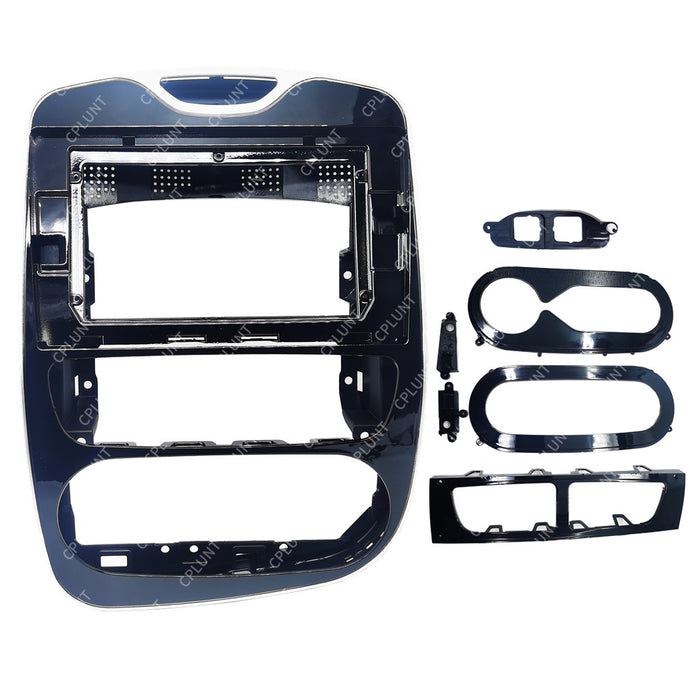 Versatile frame bracket compatible with renault clio and captor car navigation dvd faceplate modification panel