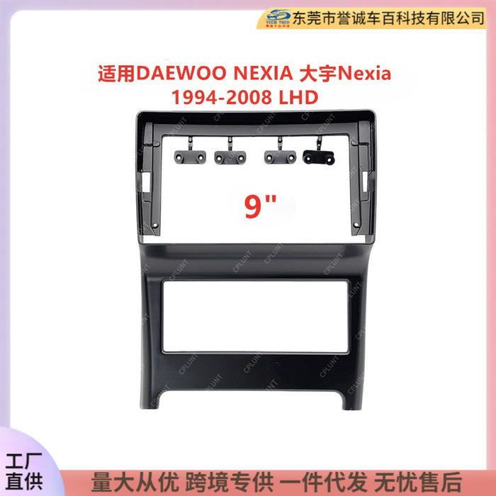 Versatile frame kit compatible with daewoo nexia android head unit navigation panel modification