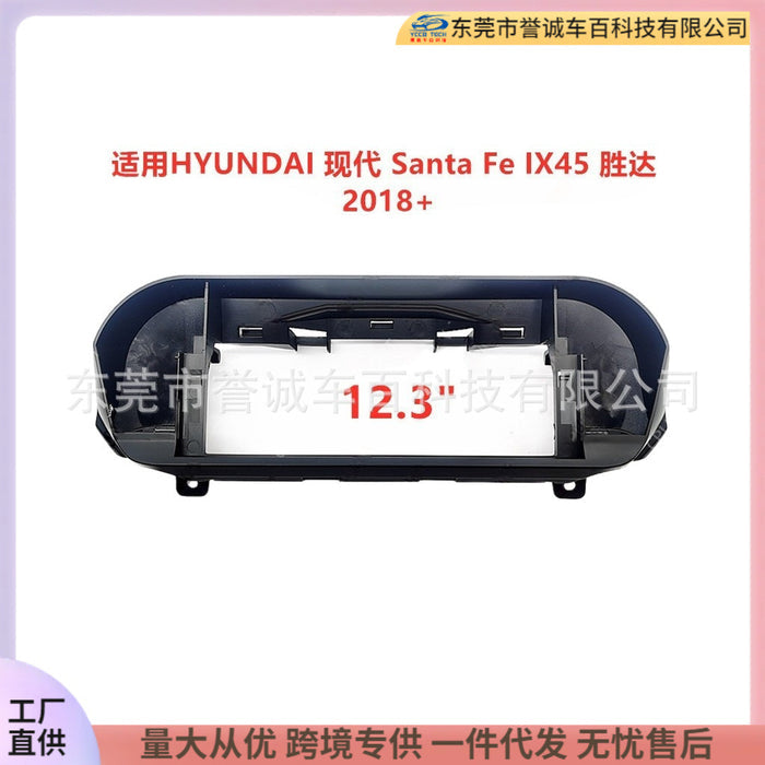 Versatile frame kit compatible with hyundai santa fe ix45 android navigation faceplate audio modification panel