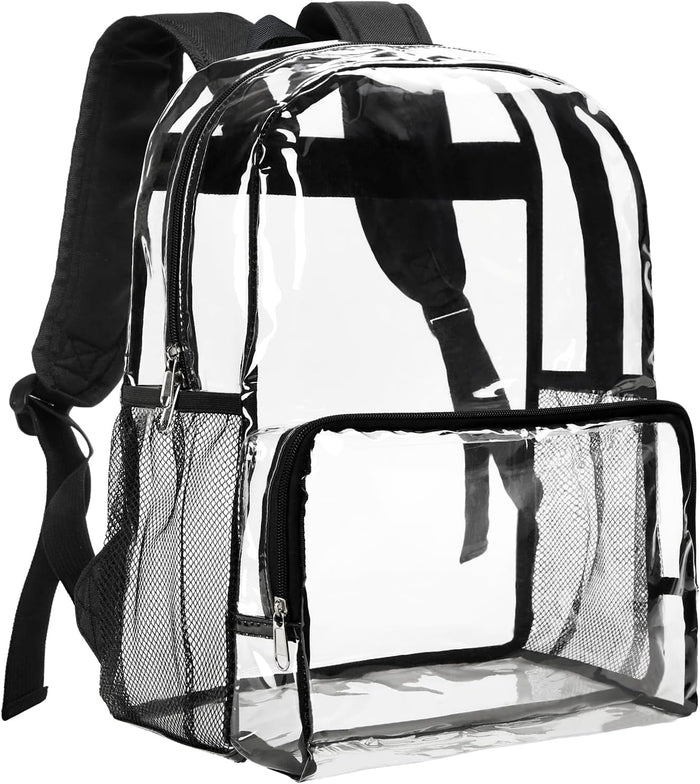 transparent pvc material for full visibility of contents