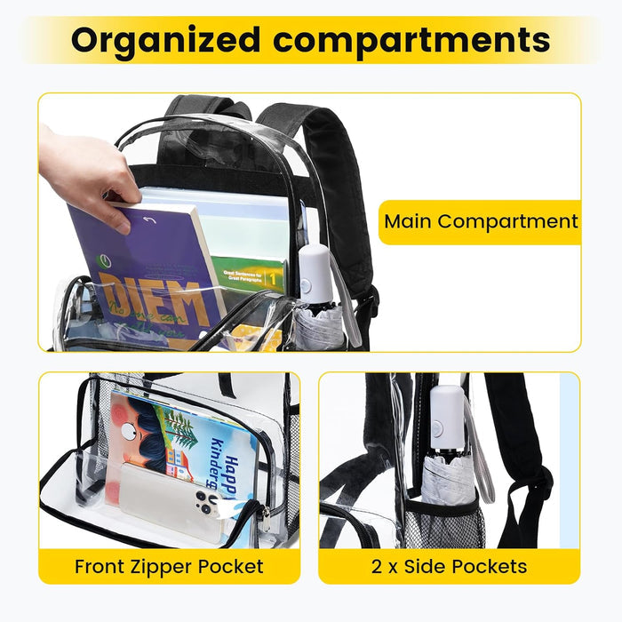 padded adjustable shoulder straps with reinforced stitching