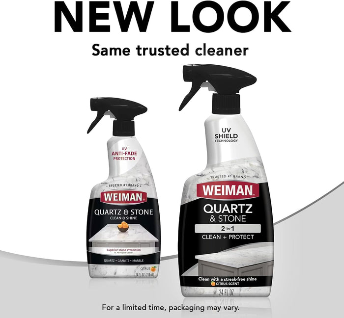 Weiman Quartz Countertop Cleaner and Polish – Holiday Gift Set with Microfiber Towel for Kitchen Enthusiasts
