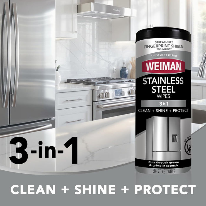 non-abrasive formula safe for all stainless steel finishes including black stainless