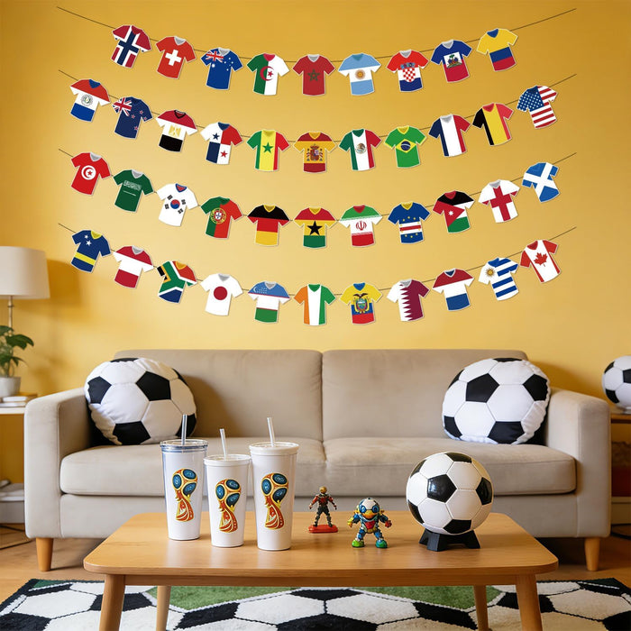 5" l x 80" w assembled banner length for spanning large party areas
