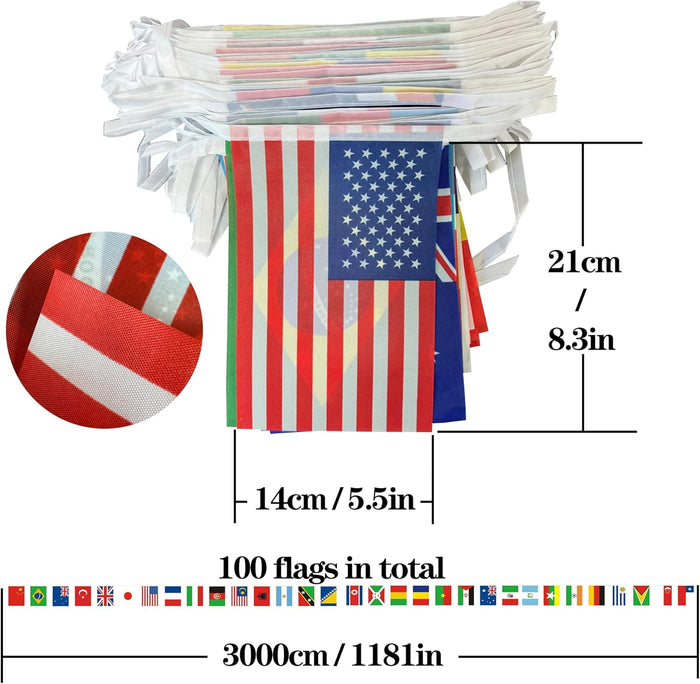 double-sided full-color print with fade-resistant vivid colors