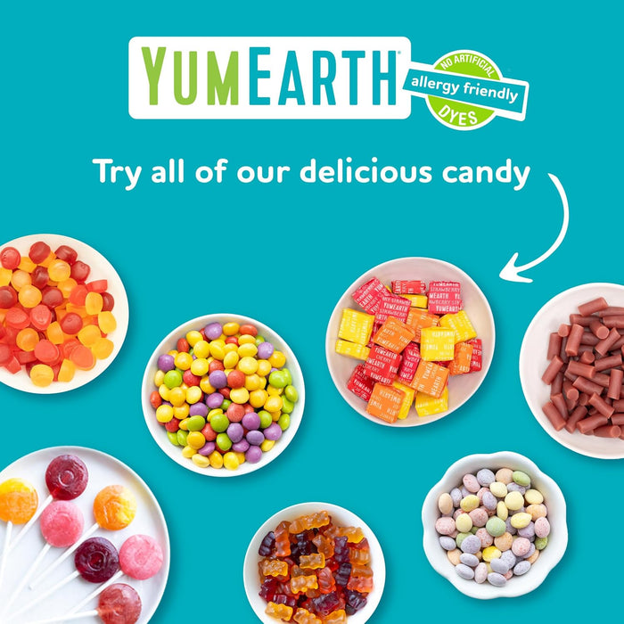 YumEarth Organic Gummy Bears – Allergy Safe Candy for Classrooms, Top 9 Allergen Free Snack