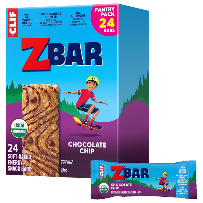 24 individually wrapped soft-baked granola bars per box